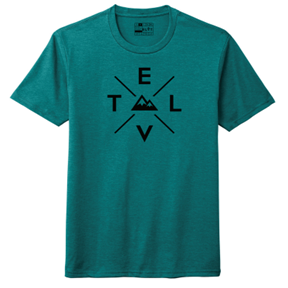 Men's Directional Tee Heathered Teal