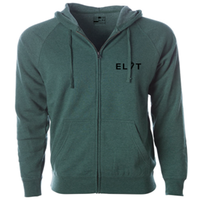 Men's Classic ZipUp Hoodie Moss