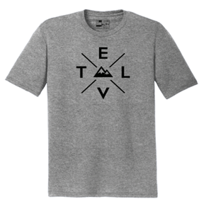 Men's Directional Tee Grey Frost